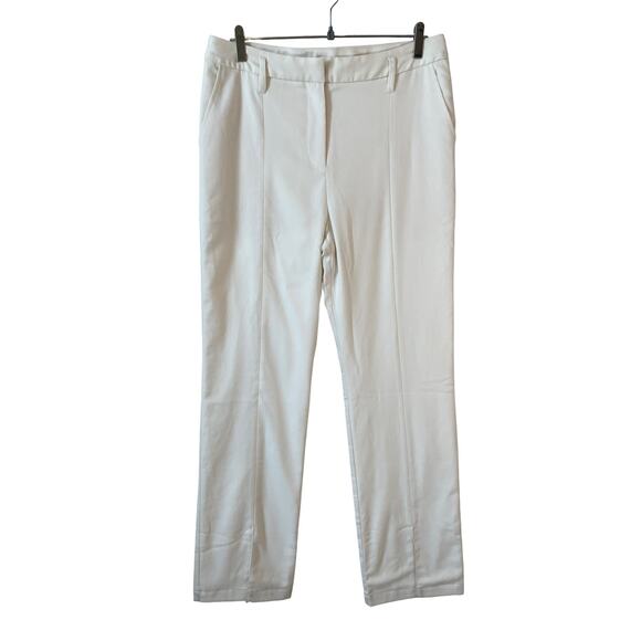 SPLENDID x CELLAJANEBLOG Women's Trouser Pant Ivory Size Medium Classic Career - Picture 1 of 11